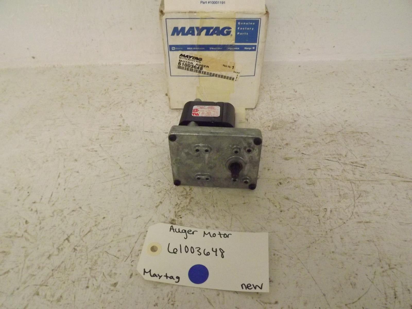 Maytag Refrigerator 61003648 Auger Motor New Maytag Refrigerator 61003648 Auger Motor New